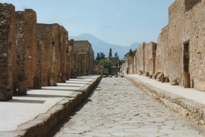 Strazile orasului Pompei